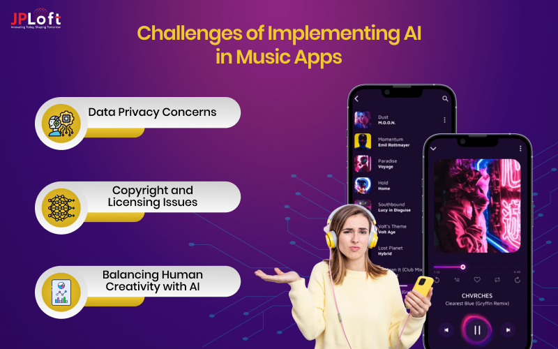 Challenges of Implementing AI in Music Apps